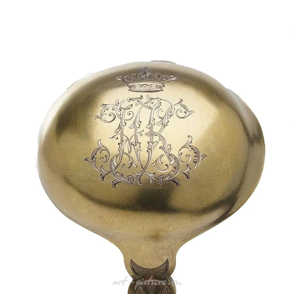 Russian silver gild Punch set by Khlebnikov — photo 5