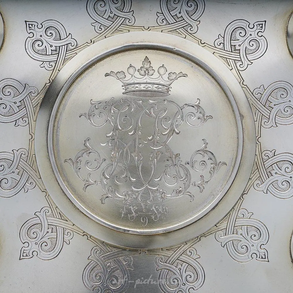 Russian silver gild Punch set by Khlebnikov — photo 9