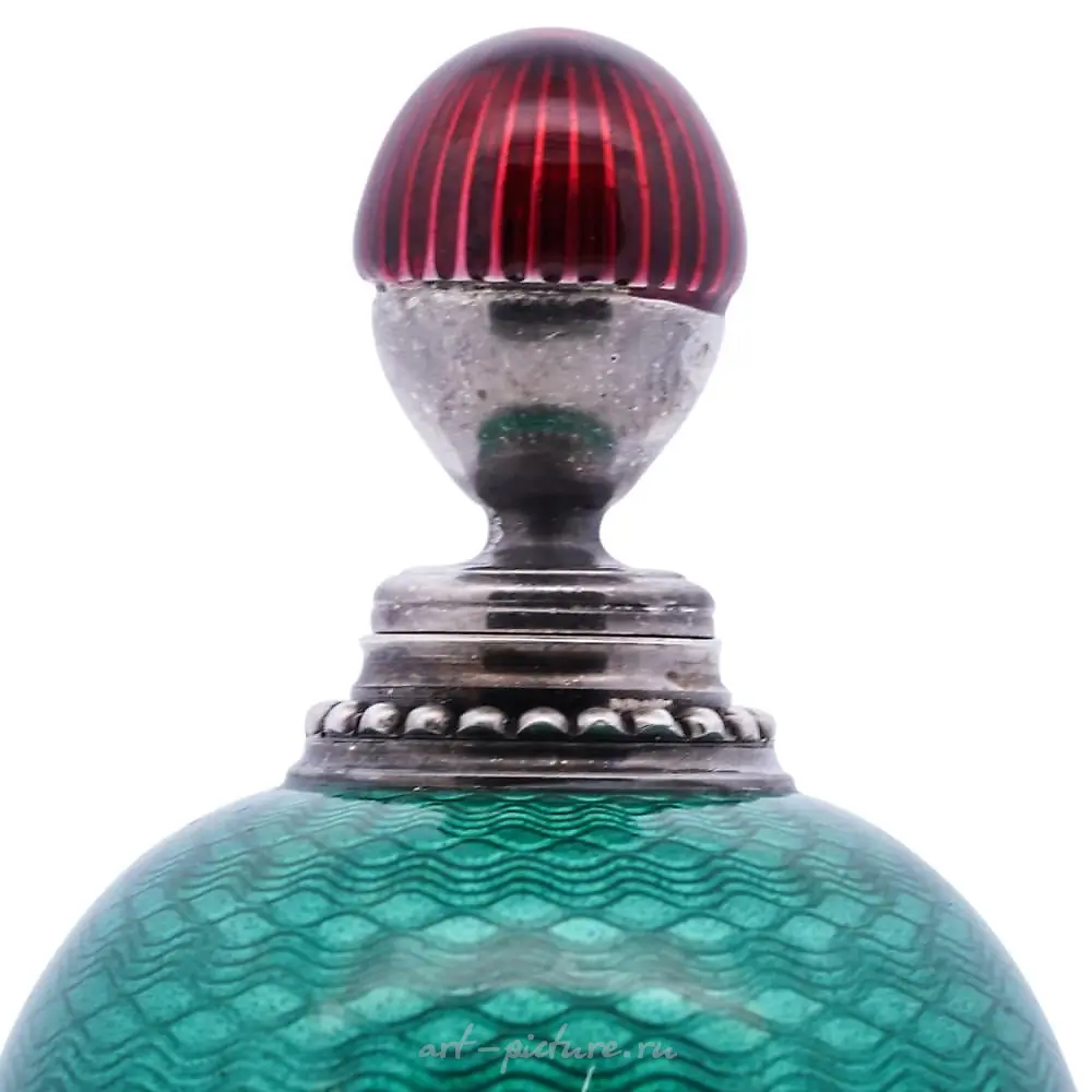 Russian Gilt Silver & Enamel Pin — photo 4