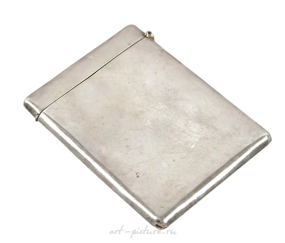2 Silver Enamel Cigarette Cases Floral & Clover — photo 8