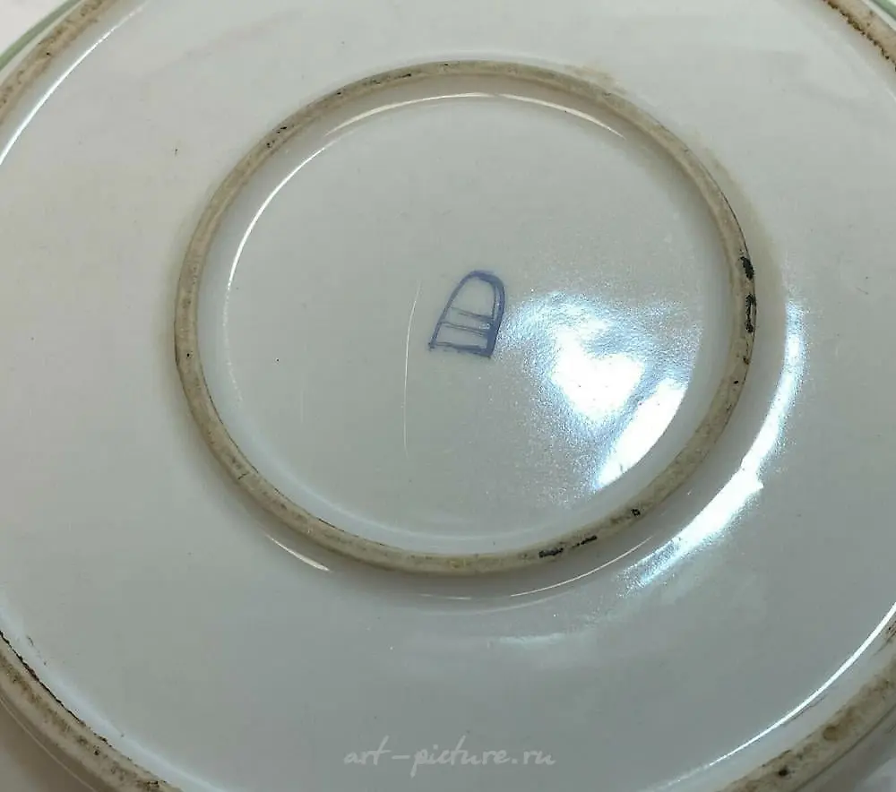 Фарфоровый соусник с двумя ручками, Королевская Вена, около 1920 года — фото 6