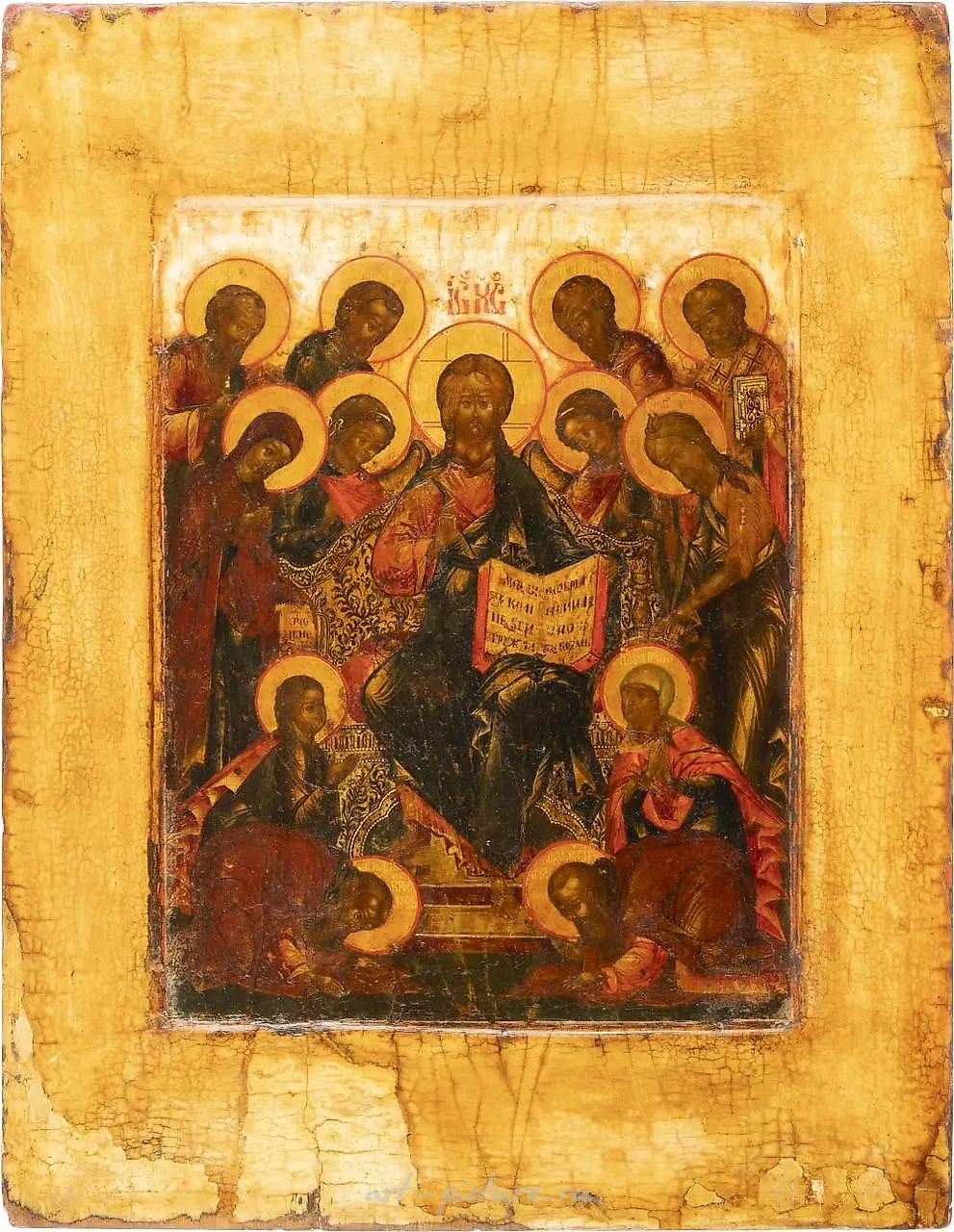 Икона с изображением расширенной деисиды