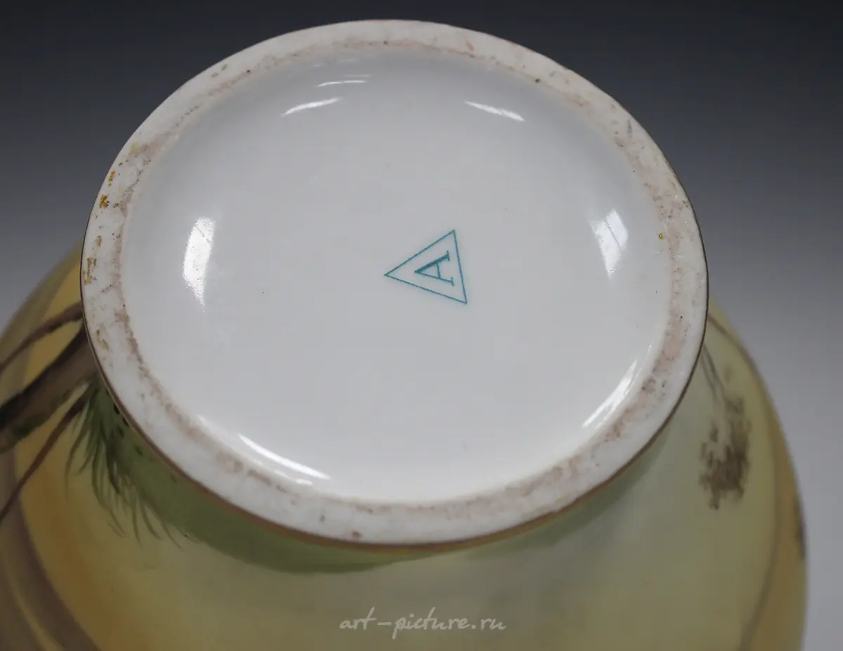 Фарфоровая ваза Royal Worcester с крышкой и линером, середина XX века — фото 3
