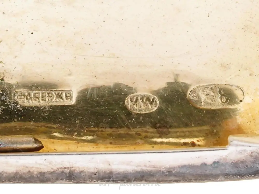 RUSSIAN GILT SILVER CIGARETTE CASE WITH CAMEO — photo 2