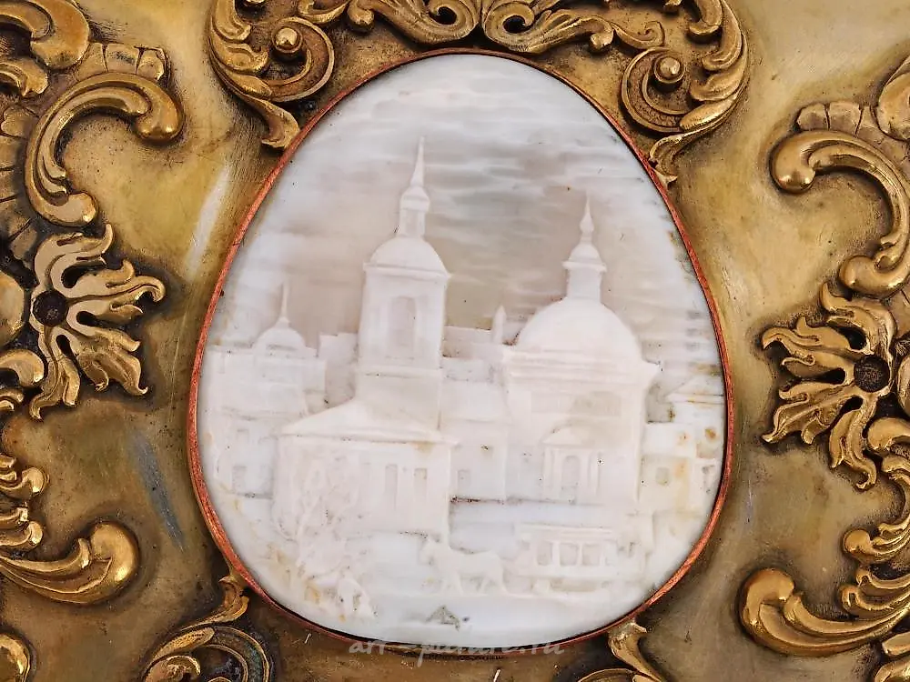RUSSIAN GILT SILVER CIGARETTE CASE WITH CAMEO — photo 7