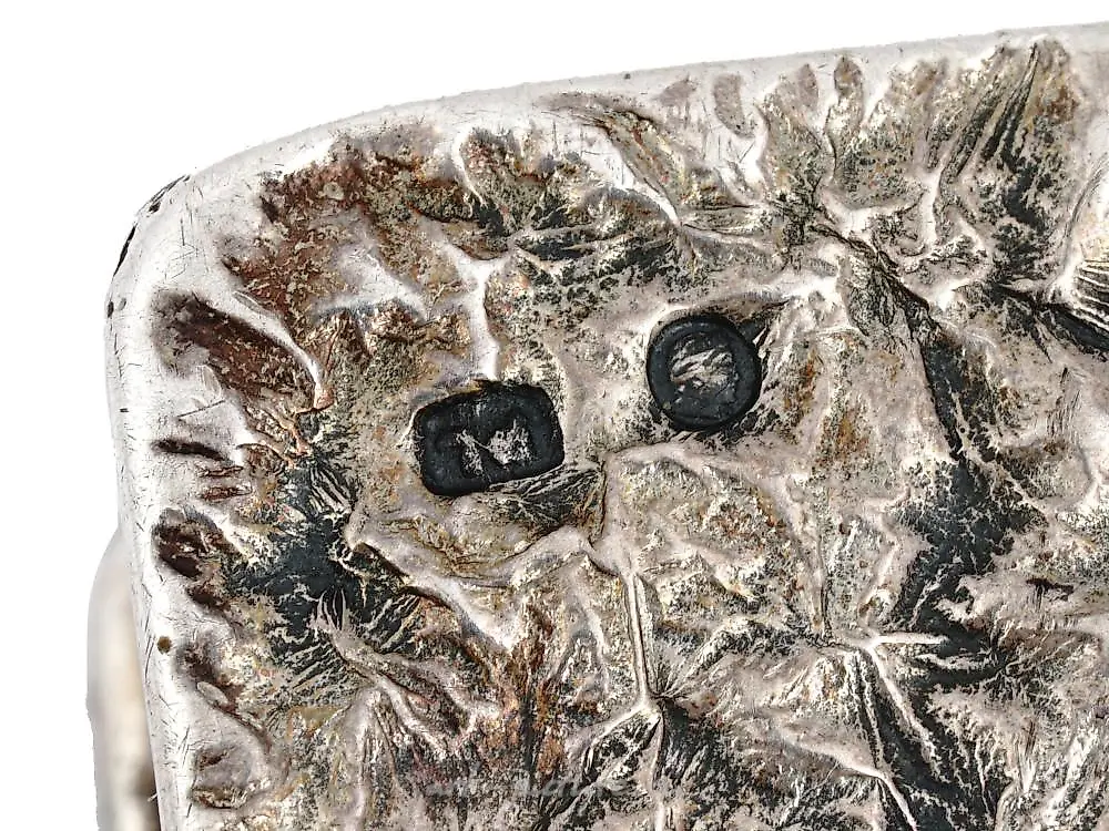 A RUSSIAN SILVER SAMORODOK CIGARETTE CASE RUBIES — photo 5