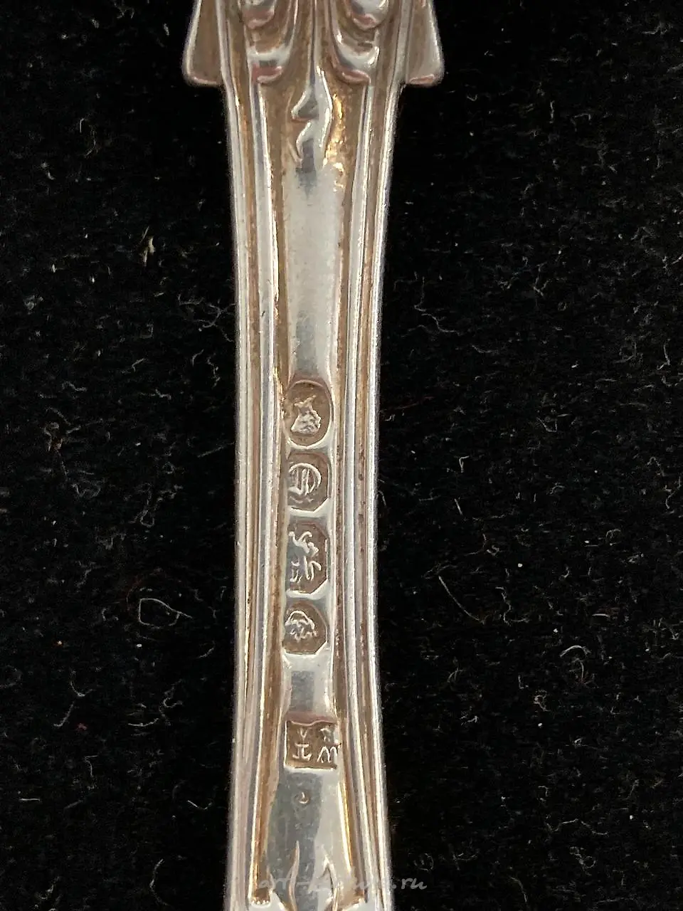 Jam spoon in silver 950 uniplat model. Length.... — photo 2