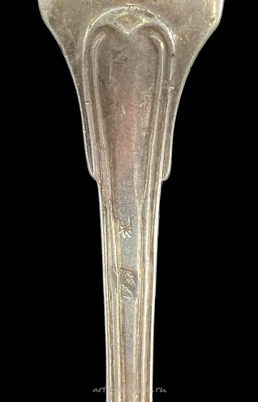 Jam spoon in silver 950 uniplat model. Length.... — photo 5