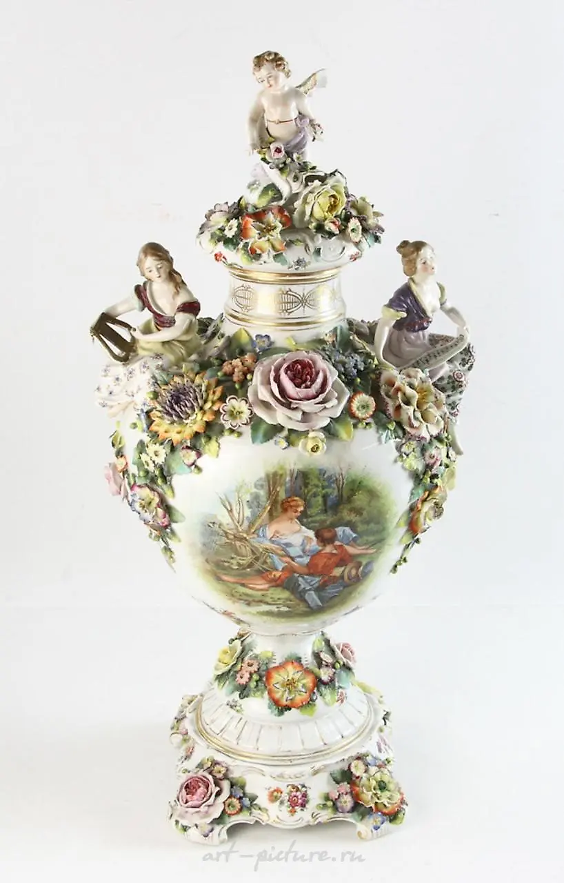Late 19thC Japanese Imari Urn — photo 12