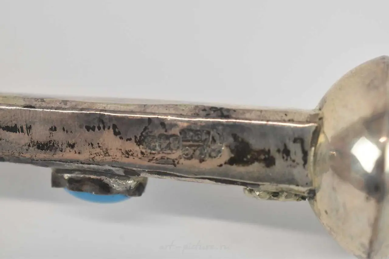 JUDAICA; a late 19th century Russian 84 zolotnik yad or Torah pointer... — photo 2