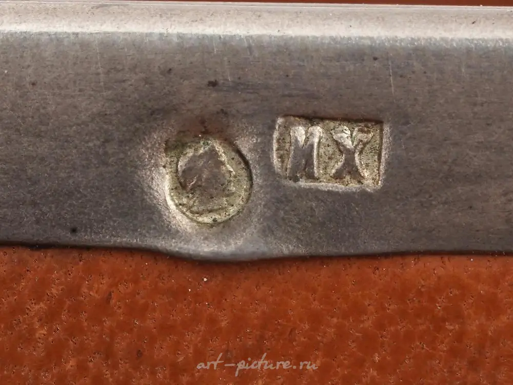 IMPERIAL RUSSIAN SILVER ENGRAVED CLUTCH PURSE — photo 7