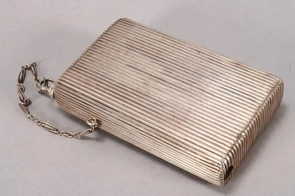 Russian Gold and Silver Cigarette Case and Vesta, — photo 3