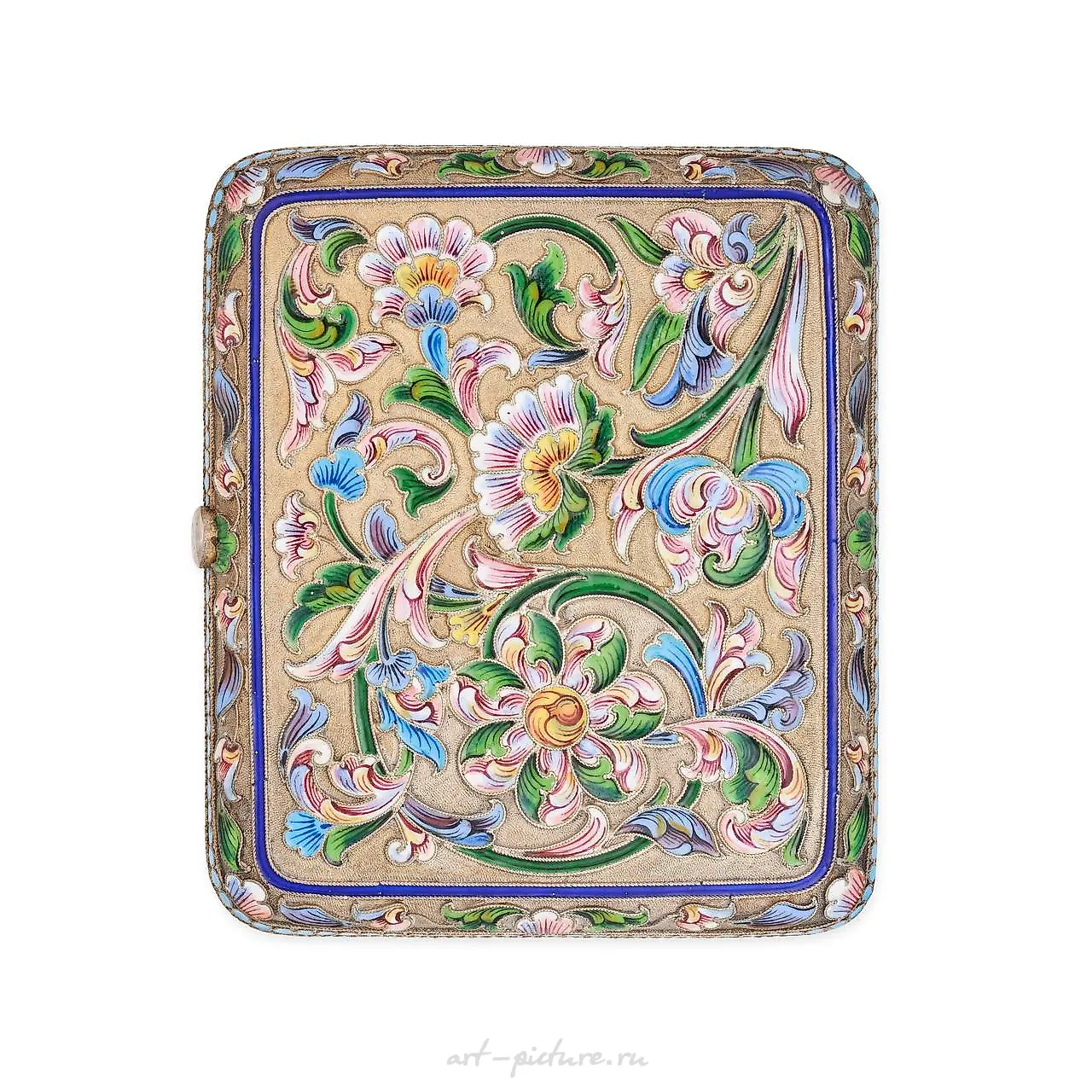 NO RESERVE - A FINE ANTIQUE IMPERIAL RUSSIAN SILVER ENAMEL C... — photo 2
