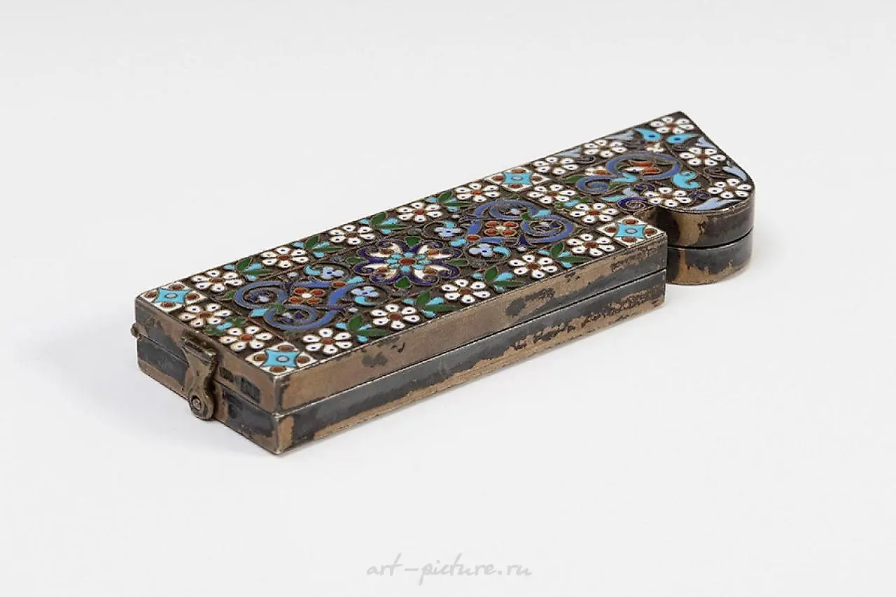 Маленькая русская иконка путешествия, ок. 1900 г. "Святая Люция" и "Святой Петр". — фото 3