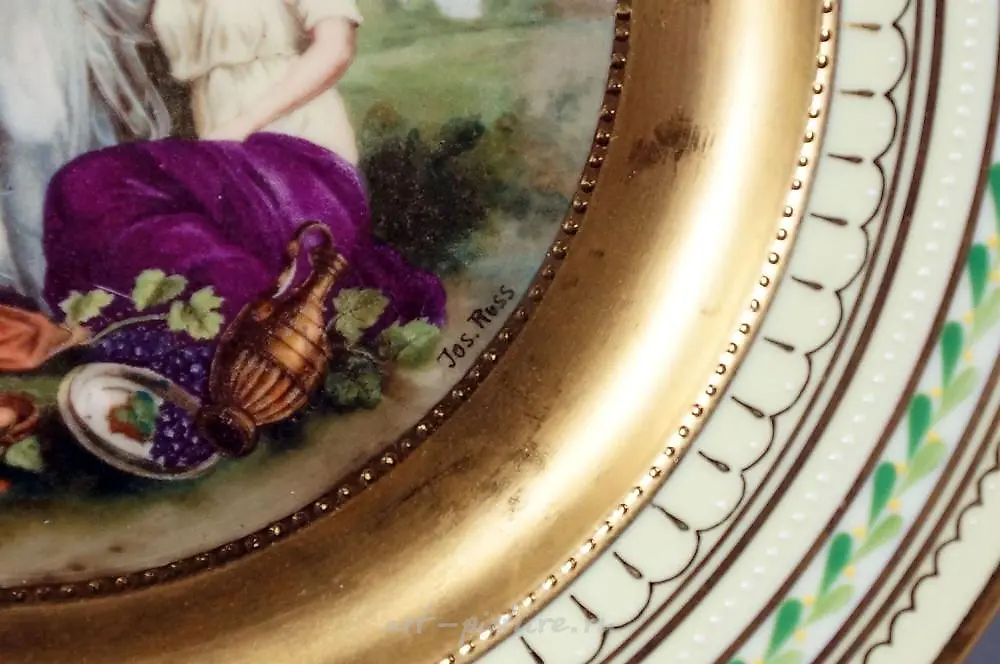 Фарфоровая тарелка под названием "Похищение Европы" — фото 2