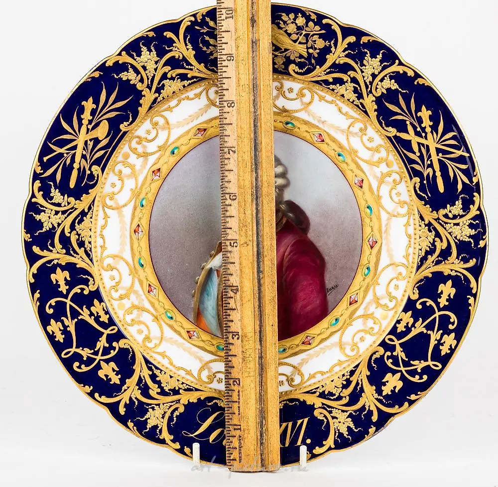 Sevres Porcelain Plate and a Royal Vienna Plate — photo 4