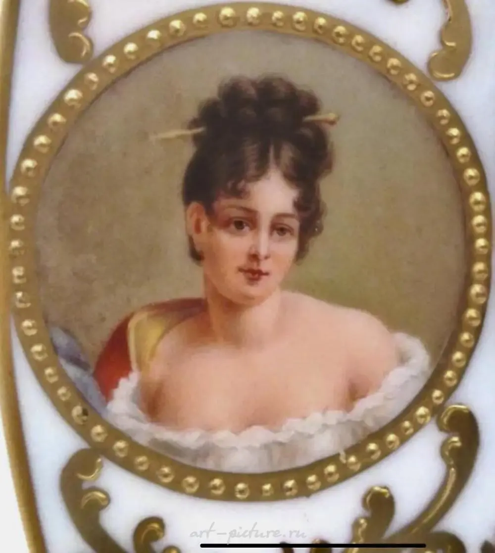 19TH C. ROYAL VIENNA PLATE SIGNED WAGNER — photo 6