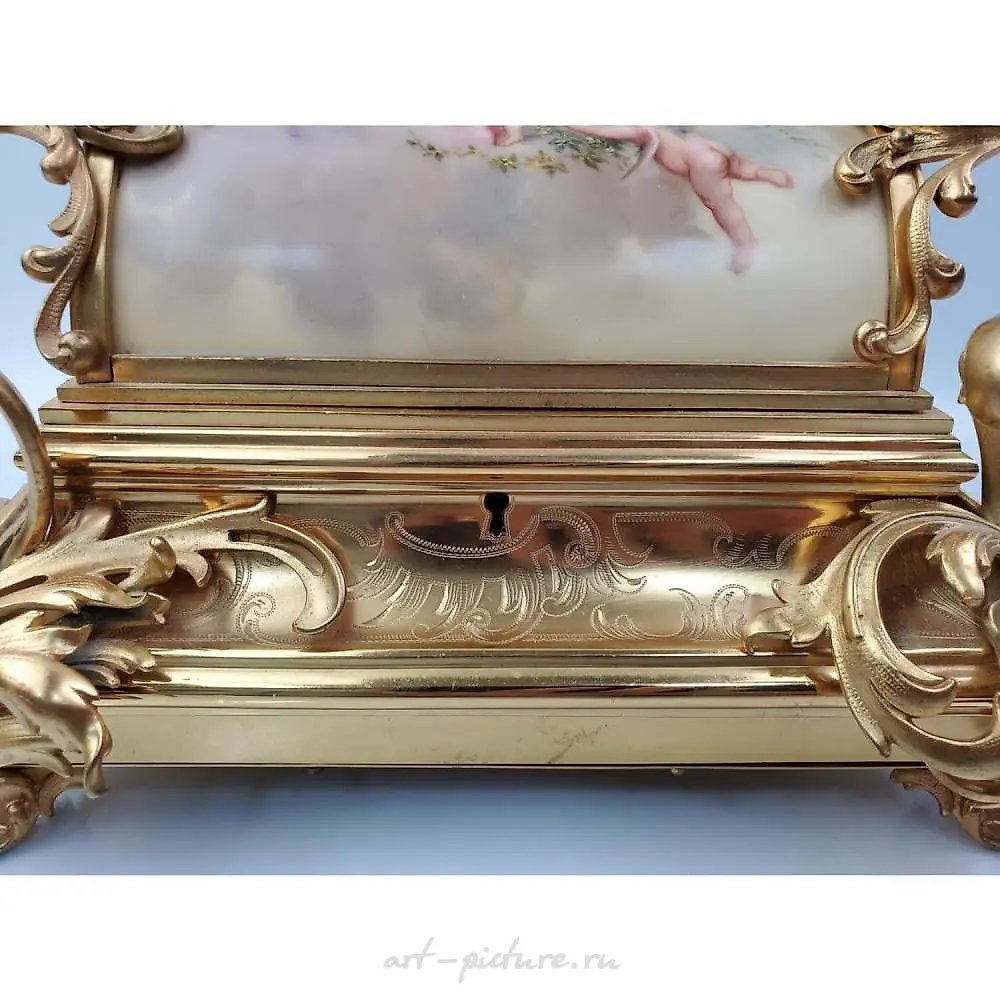 Antique Royal Vienna Style Porcelain Plaque — photo 5