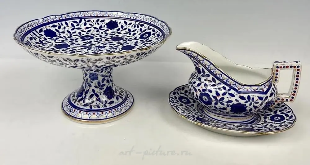 Фарфоровая посуда Royal Vienna, 3 предмета, 1880 год, хорошее состояние