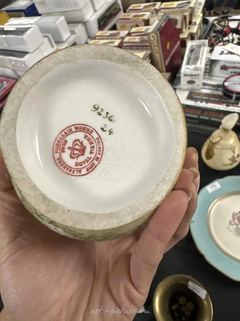 Two Royal Worcester blush ivory items — photo 10