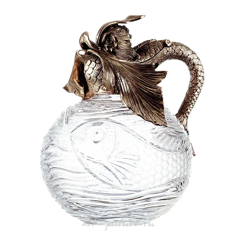 The text translates to "Fabergé Fish" in English. "Фаберже" refers to "Fabergé," and "Штоф Рыба" means "Fish."
