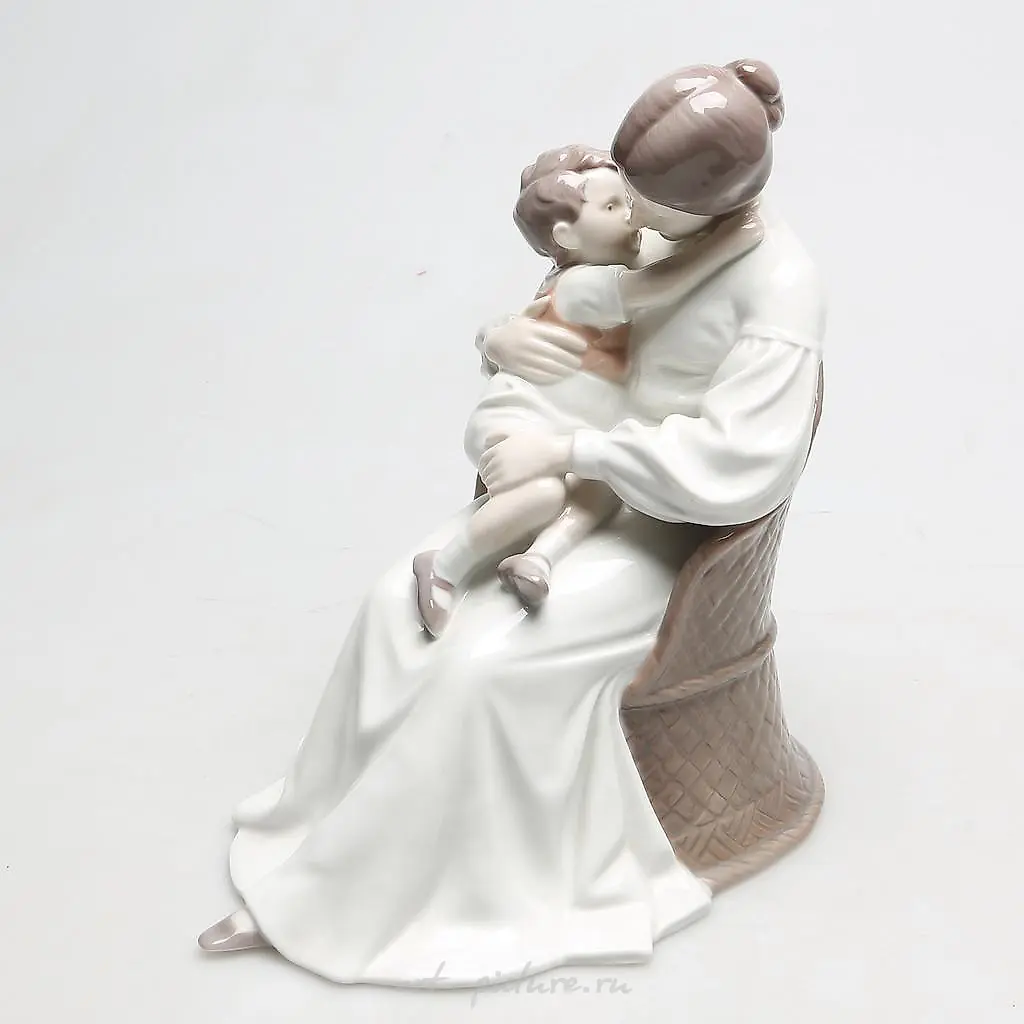 Mother with child. Denmark, Copenhagen, Bing & Grondahl.