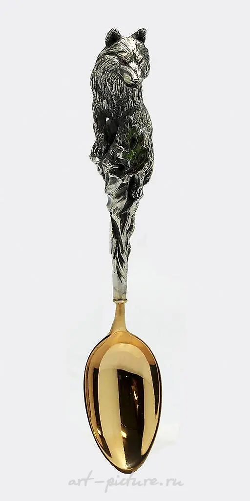 Ложки Валерия Голованова. Ложка волк.