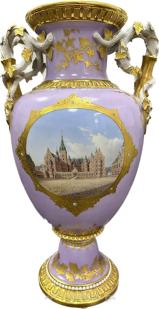 Royal Copenhagen ваза 19 век