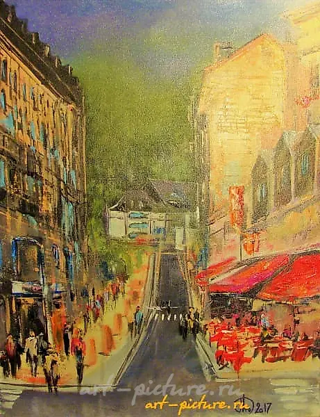 Кафе в Мудоре акрил,холст