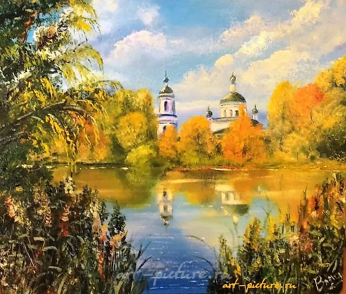 В парке. Масло холст