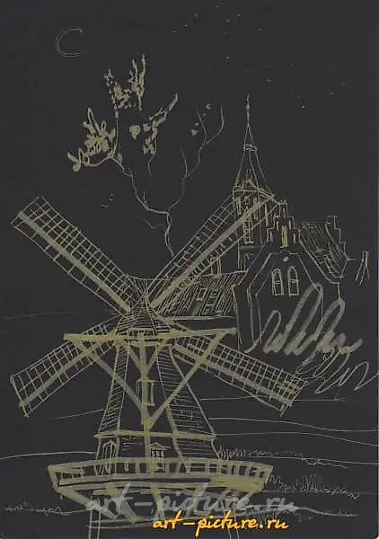 ДАНИЯ В ЗОЛОТЕ НА ЧЁРНОМ (DENMARK IN BLACK AND GOLD) ЗОЛОТЫЕ ЧЕРНИЛА, ТОНИРОВАННАЯ БУМАГА (GOLDEN INK, PAPER )