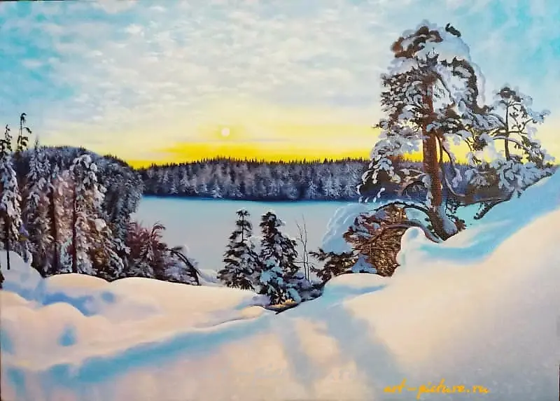 "Strontium sunset oil on canvas"