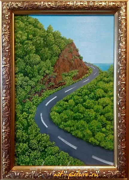 Дорога к мечте Холст, масло