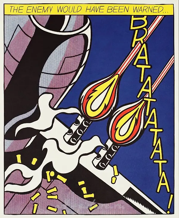 Roy Lichtenstein was ein bedeutender amerikanischer Künstler der Pop-Art-Bewegung. Er wurde am 27. Oktober 1923 in New York City geboren und verstarb am 29. September 1997 in Manhattan. Lichtenstein war bekannt für seine ikonischen Werke, die von Com — photo 2