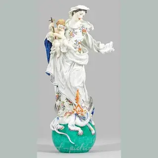Фигура "Мария де Виктория" из Мейсенского фарфора