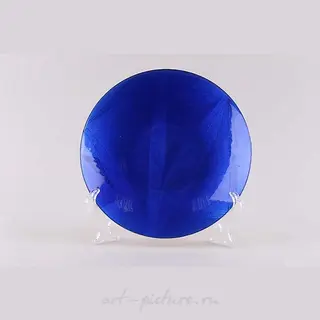 Чаша из серебра и синей эмалью, автор Джейкоб Тоструп Jacob Tostrup, около 1955 г.