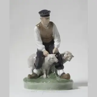 Фермер с овцами. Дания, г. Копенгаген, Royal Copenhagen