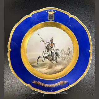 军用桌面碟子，约1849-1870年。