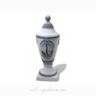 Фарфоровая ваза (кубок) с крышкой. Royal Copenhagen