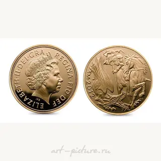 Соверен 2012 год Специальный выпуск Proof 2012 Full Gold Proof Sovereign 5-Coin Set