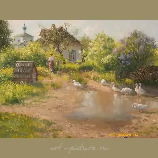 Благодатное тепло. масло, холст