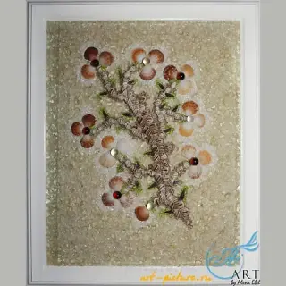 Слезы нежности Мозаика на стекле