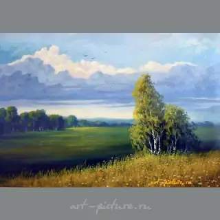 Перед бурей масло, холст 