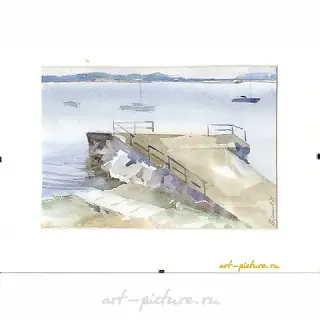 The translation of "ПИРС акварель" into English is "PIERS watercolor."