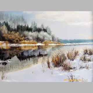 "March oil, canvas"