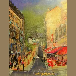 Кафе в Мудоре акрил,холст