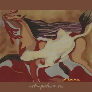 "Убить" подругу Акрил, холст