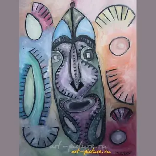 Mask 4 Mixed Media 