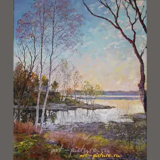 Осенняя радость масло, холст