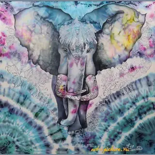 Elephant холодный батик